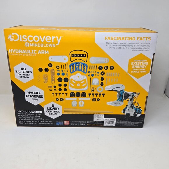 Discovery Mindblown Hydraulic Arm 176-Piece DIY Building Set  STEM Educational T - Picture 3 of 5